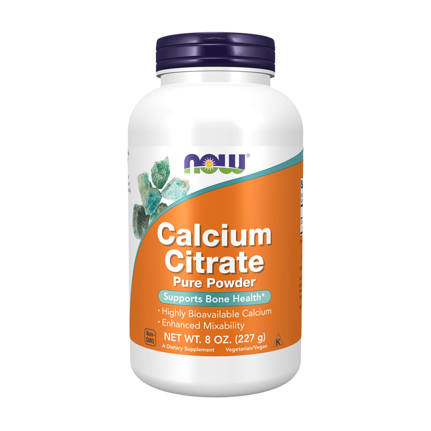 Кальцій цитрат NOW Foods Calcium Citrate в порошку, 227 г