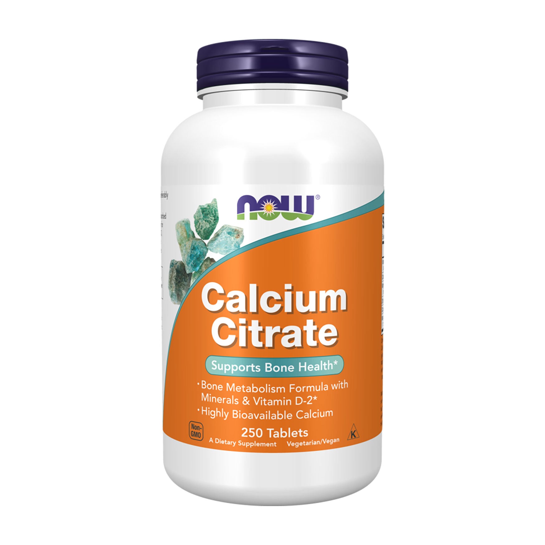 Уцінка! Цитрат кальцію NOW foods Calcium Citrate + Minerals + Vitamin D2, 250 таблеток